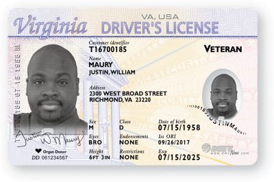Veteran License Indicator | Virginia Department of Veterans Services