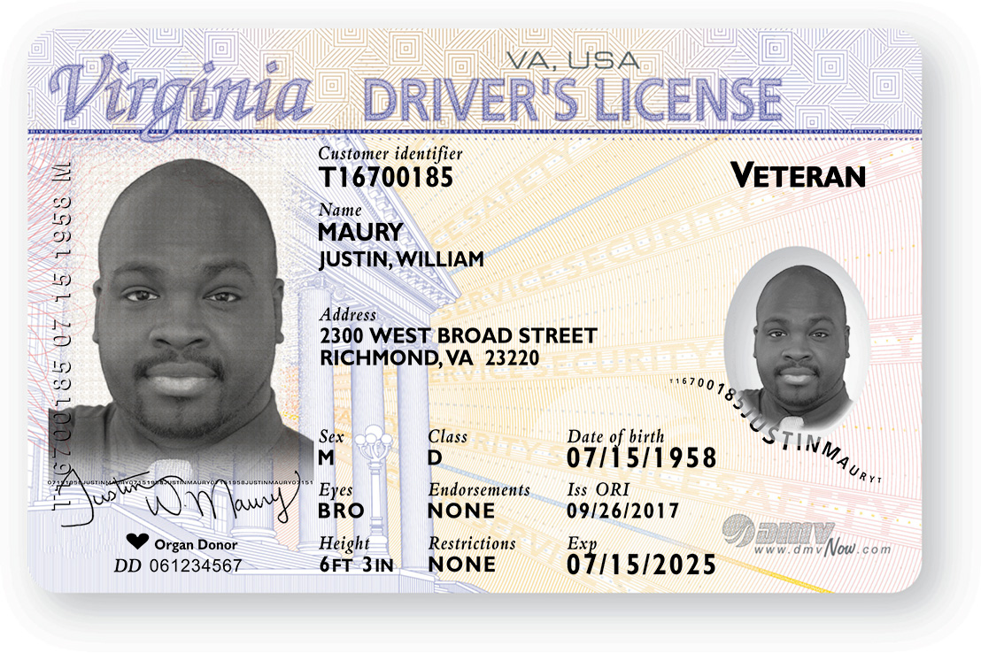 Veteran License Indicator Virginia Department Of Veterans Services